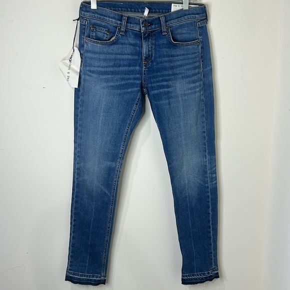 NWT rag & bone/JEAN The Dre Slim Boyfriend Jean in Coopers - Picture 4 of 16